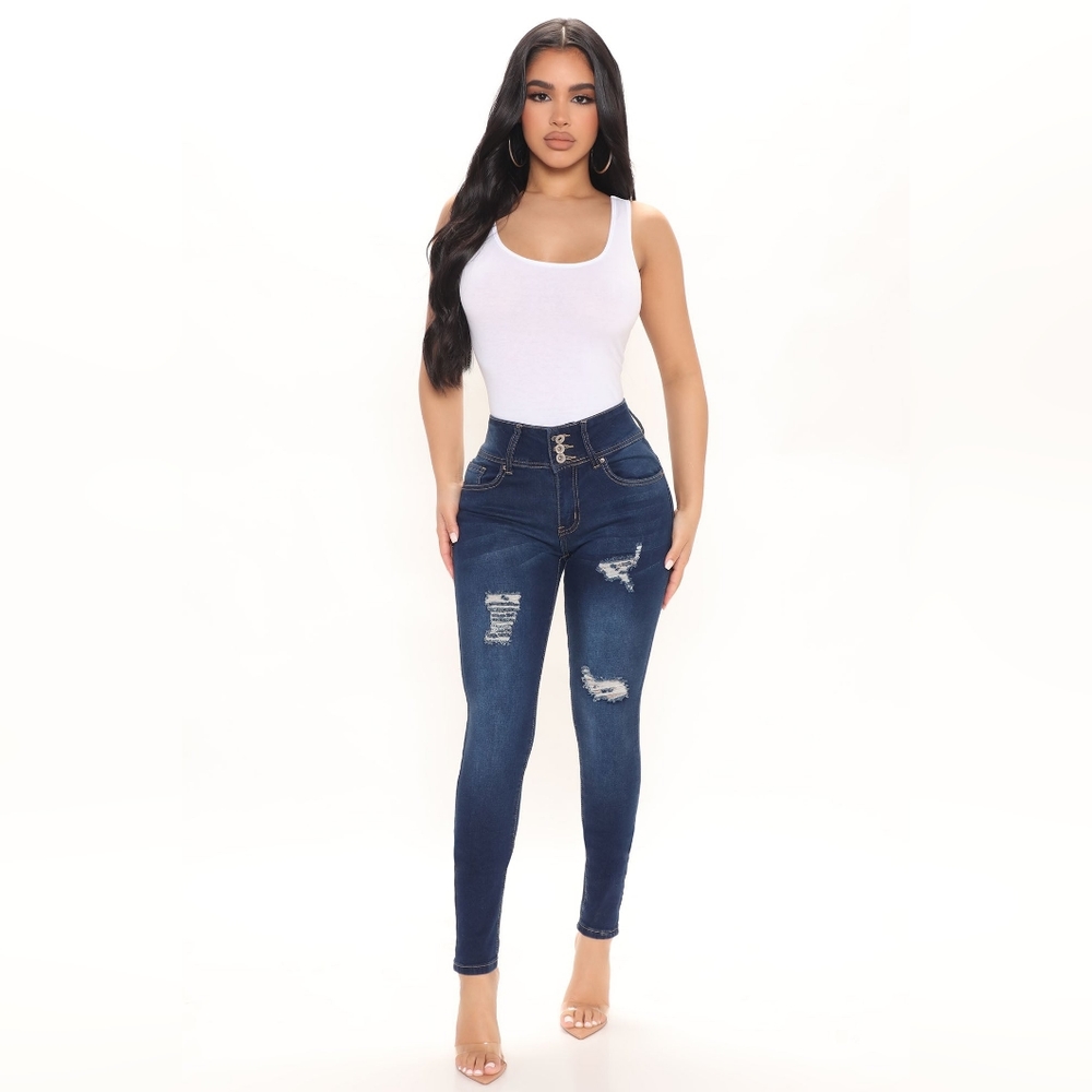 High Rise Skinny Jeans